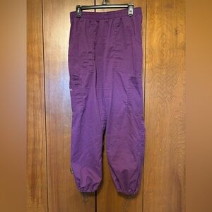 Cherokee Workwear Eggplant Scrub Pants Size M